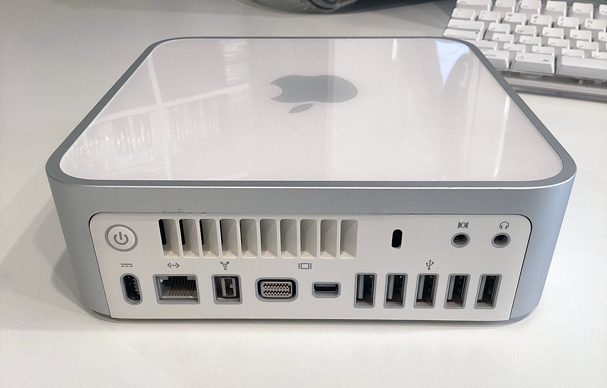 Sealed Apple Mac mini after restoration.
