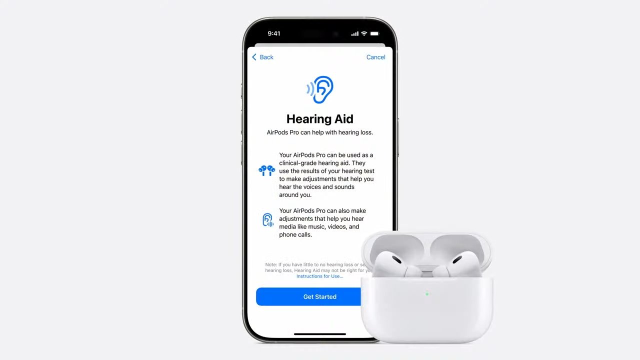 AirPods Pro 2 to be clinical grade hearing aid with update