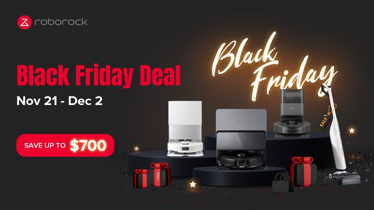 Grab best robot vacuum and mop deals from $139 during Roborock 2024 Black Friday sales promotion