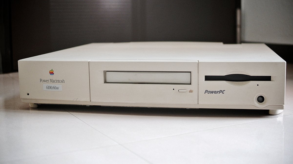 Apple Power Macintosh 6100 circa 1994.