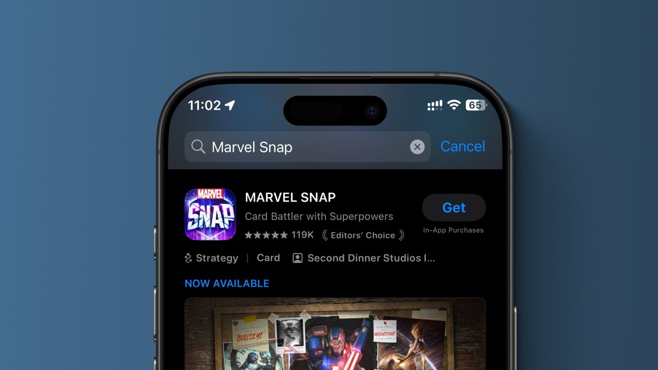 'Marvel Snap' can once again be downloaded from the US App Store