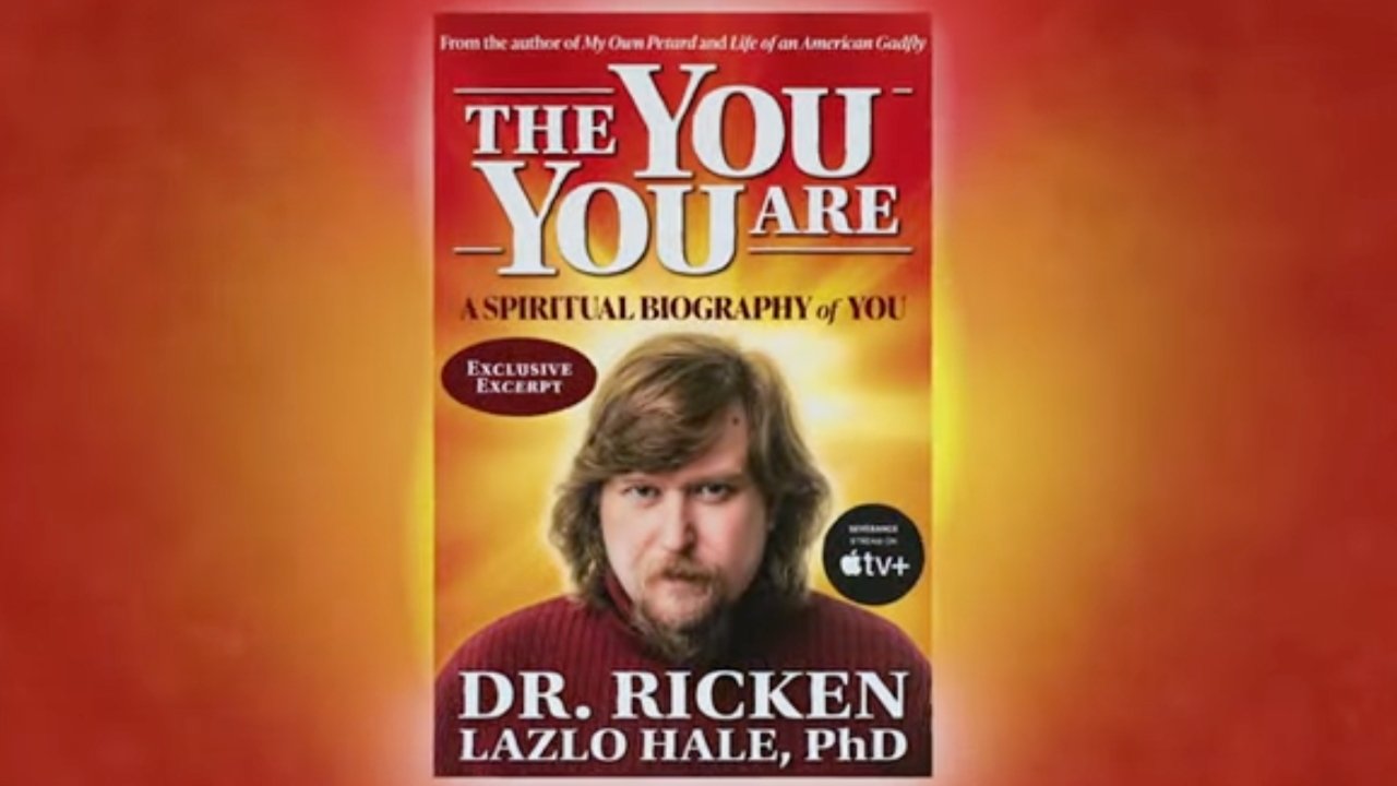 Book cover titled 'The You You Are,' featuring a photo of a man with long hair and a beard against a warm, glowing background.