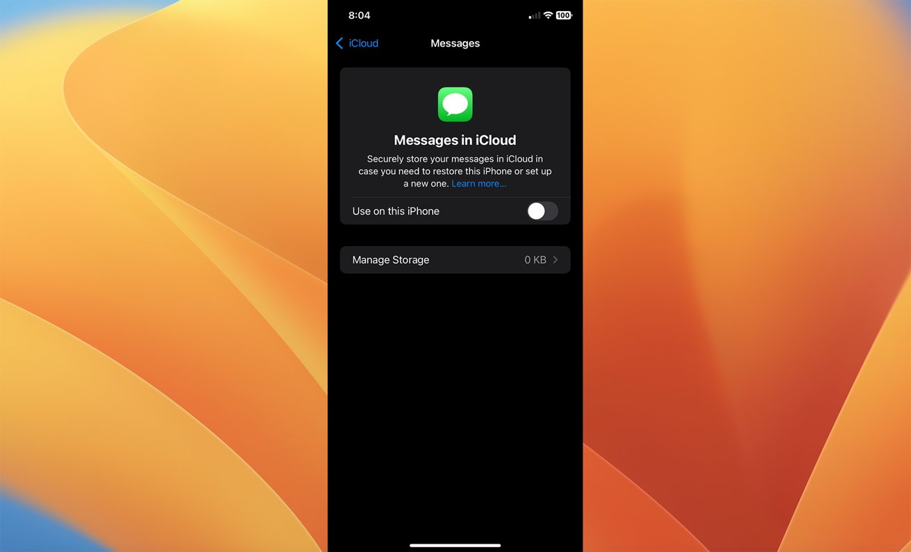 Use the Settings app in iOS to turn off FaceTime and Messages in iCloud.