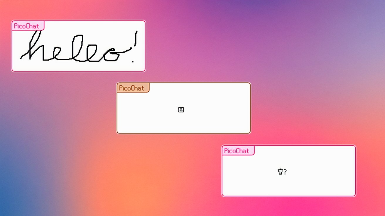 Nintendo Pictochat-inspired iMessage app lets you text your friends like it's 2004