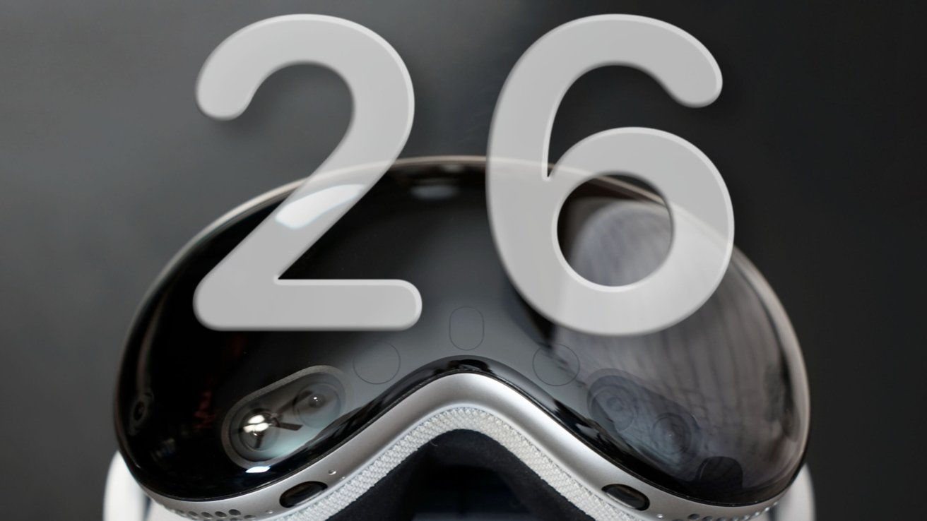 Black futuristic headset with a reflective surface on a dark background, overlaid with the number 26 in bold white.