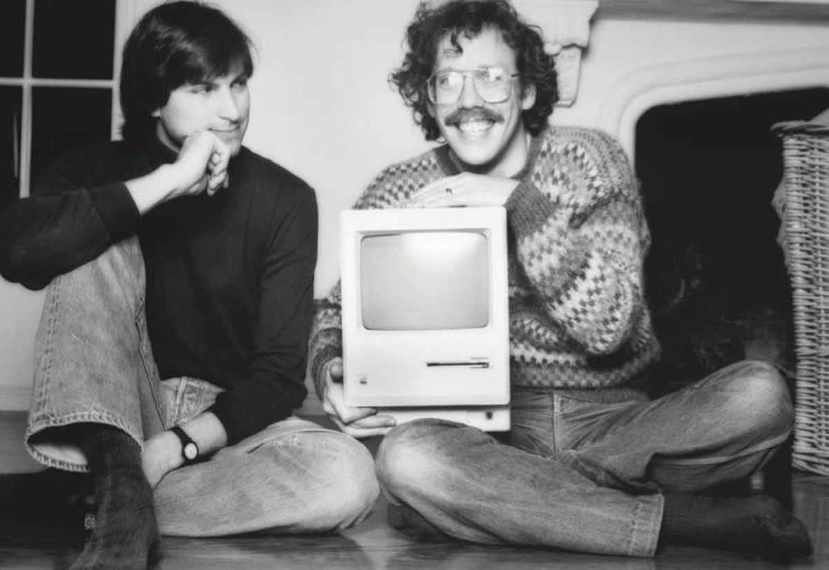 Steve Jobs and Bill Atkinson worked closely to help bring the Macintosh to life. Image credit - Apple
