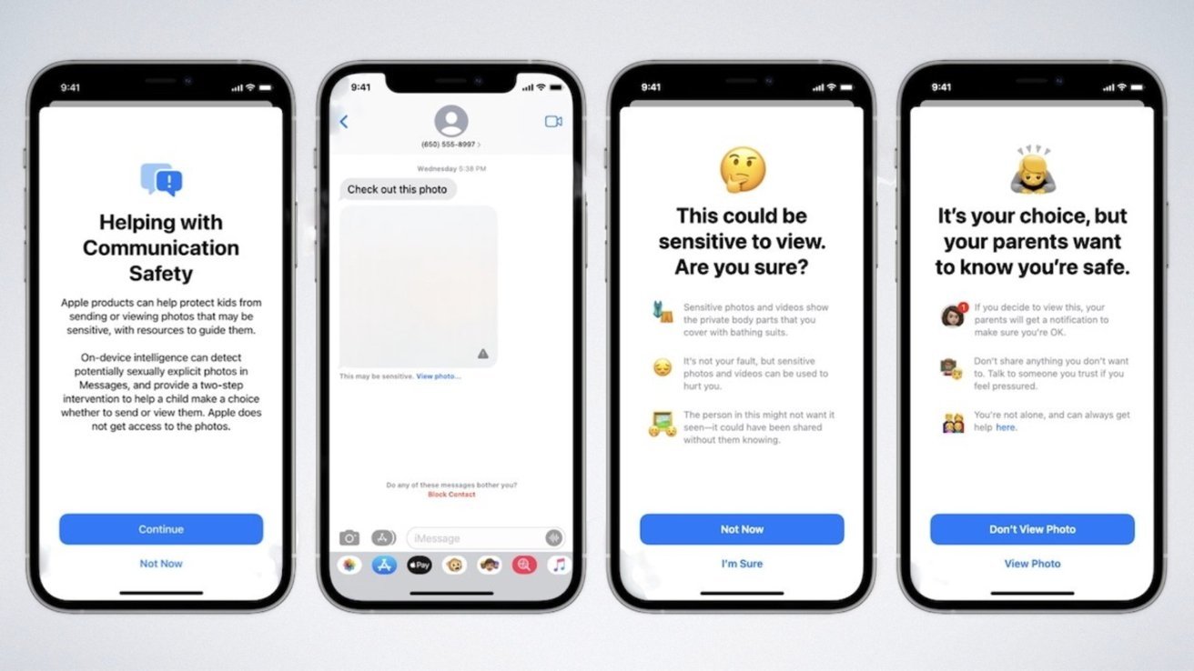 Apple now uses Communication Safety to help protect child users.