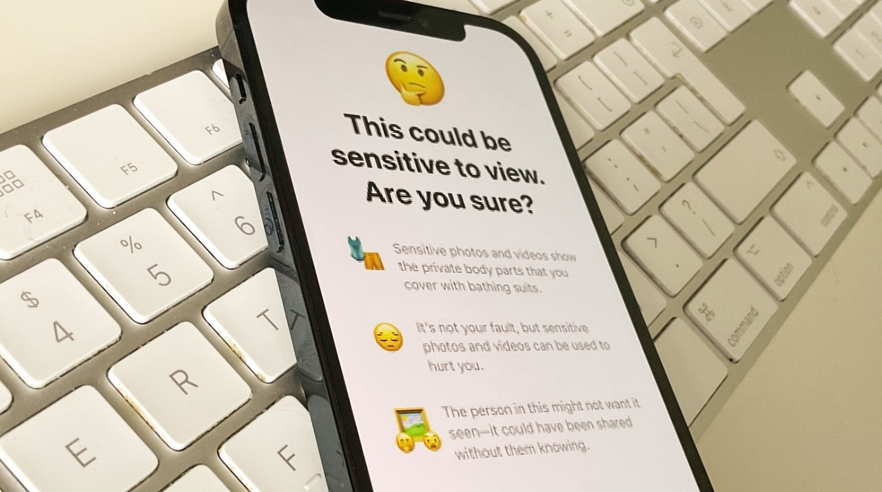 Apple's Communication Safety features can be turned on by parents for a child account.