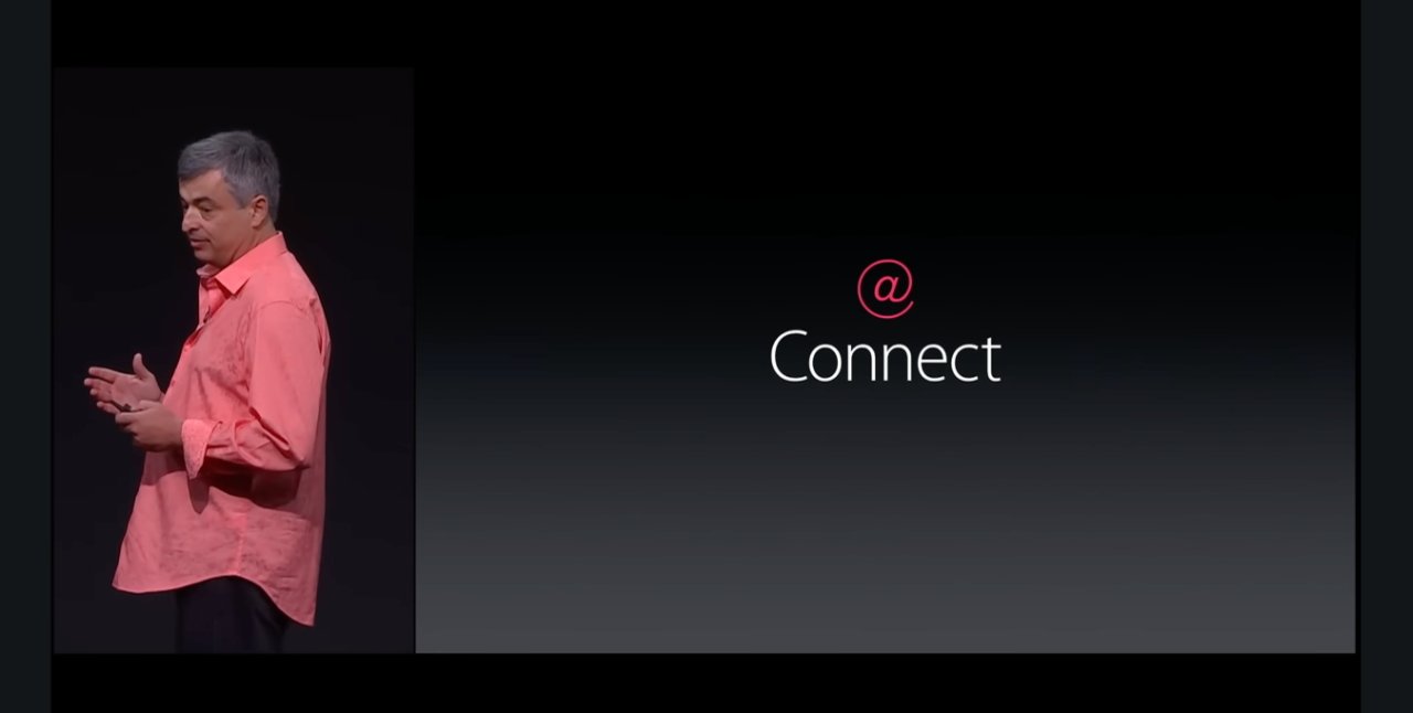 Eddy Cue tries to sell us Connect, the music social media platform that didn't take off — image credit: Apple