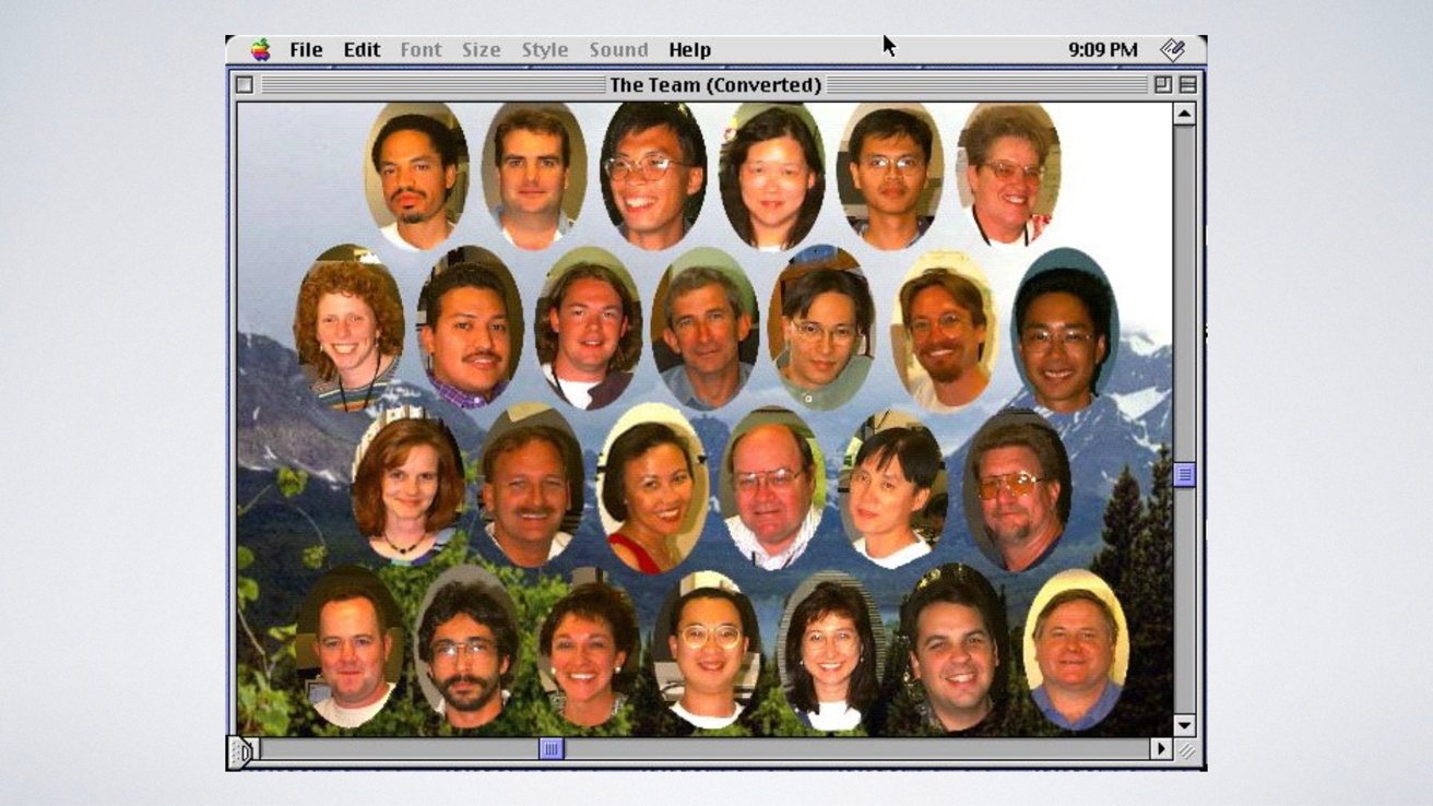The secret image of the team that worked on the Power Macintosh G3. Image credit: Doug Brown