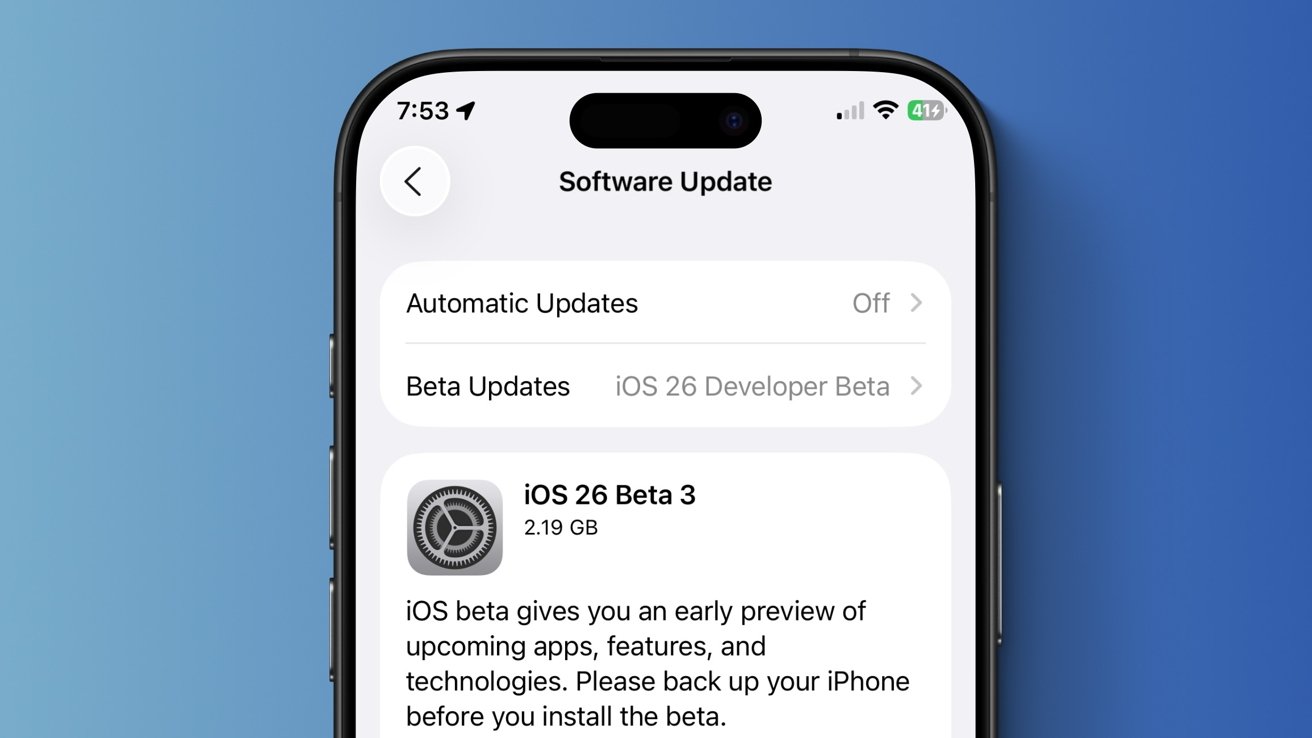 What's new in iOS 26 beta 3: Wallpaper color options, stronger blur effects, and more