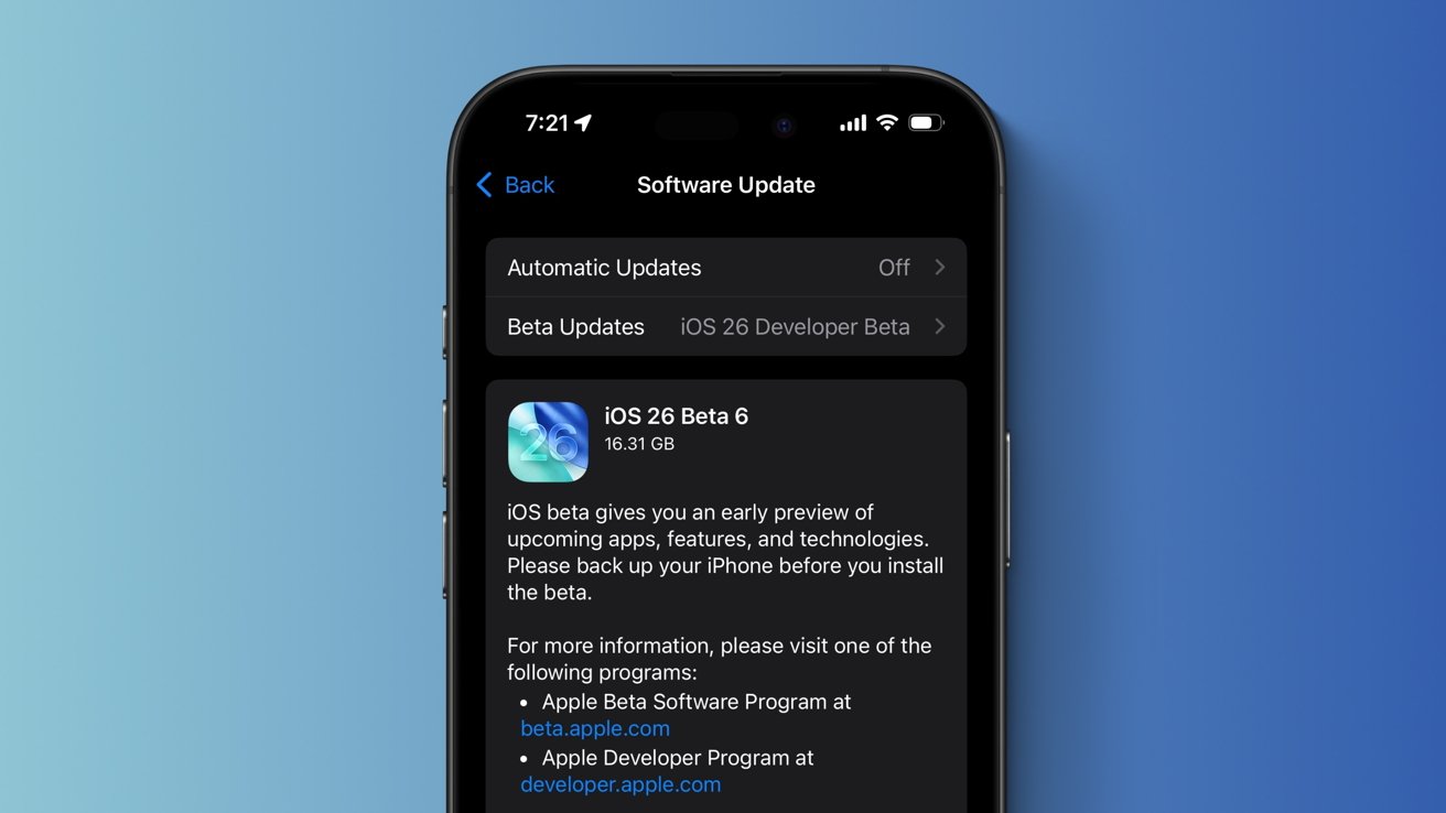 New ringtones and app launch speed-up: What's new in iOS 26 beta 6