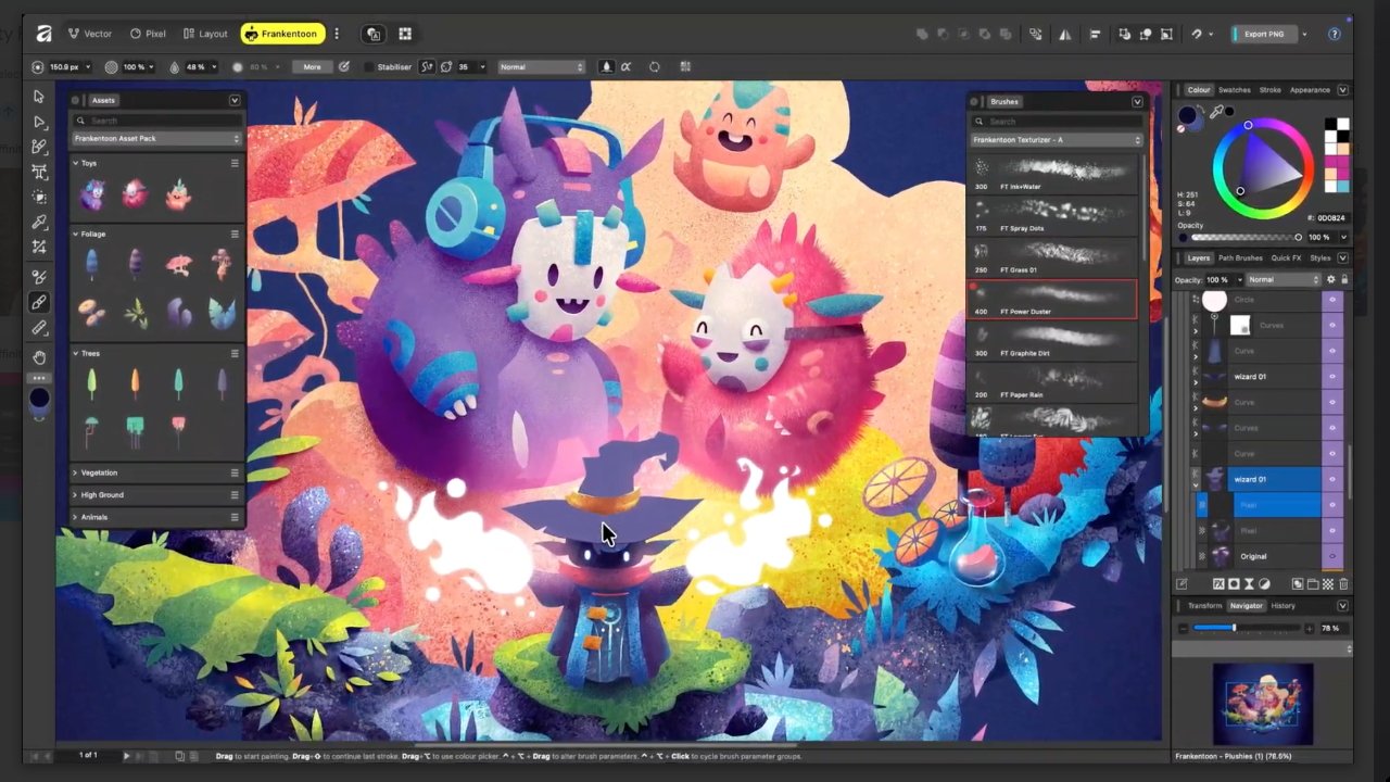 The new Affinity app — image credit: Canva