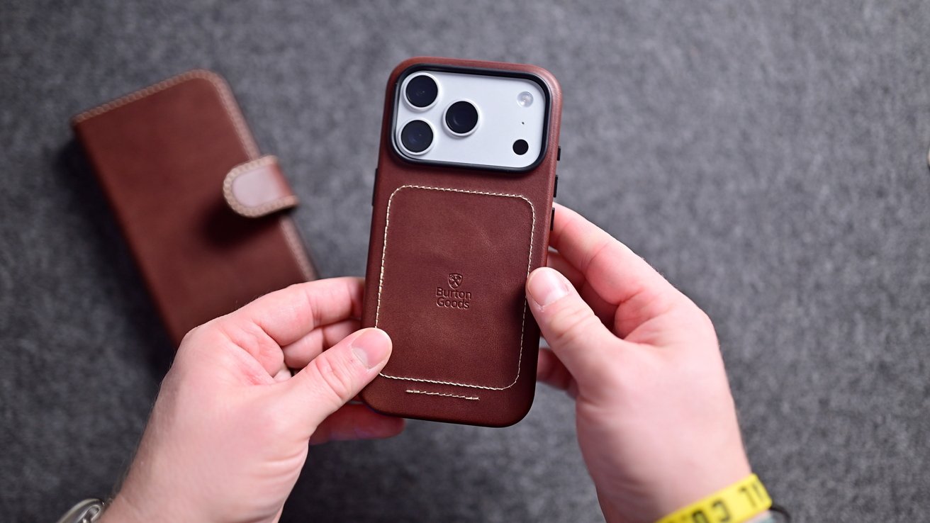 Puloka Black Logo Cut Leather Silicone Case For Apple IPhone 15 Pro Ma - Foto 10