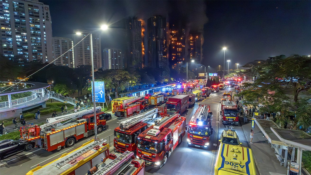 팀 쿡, 홍콩 화재 발생 후 기부 약속