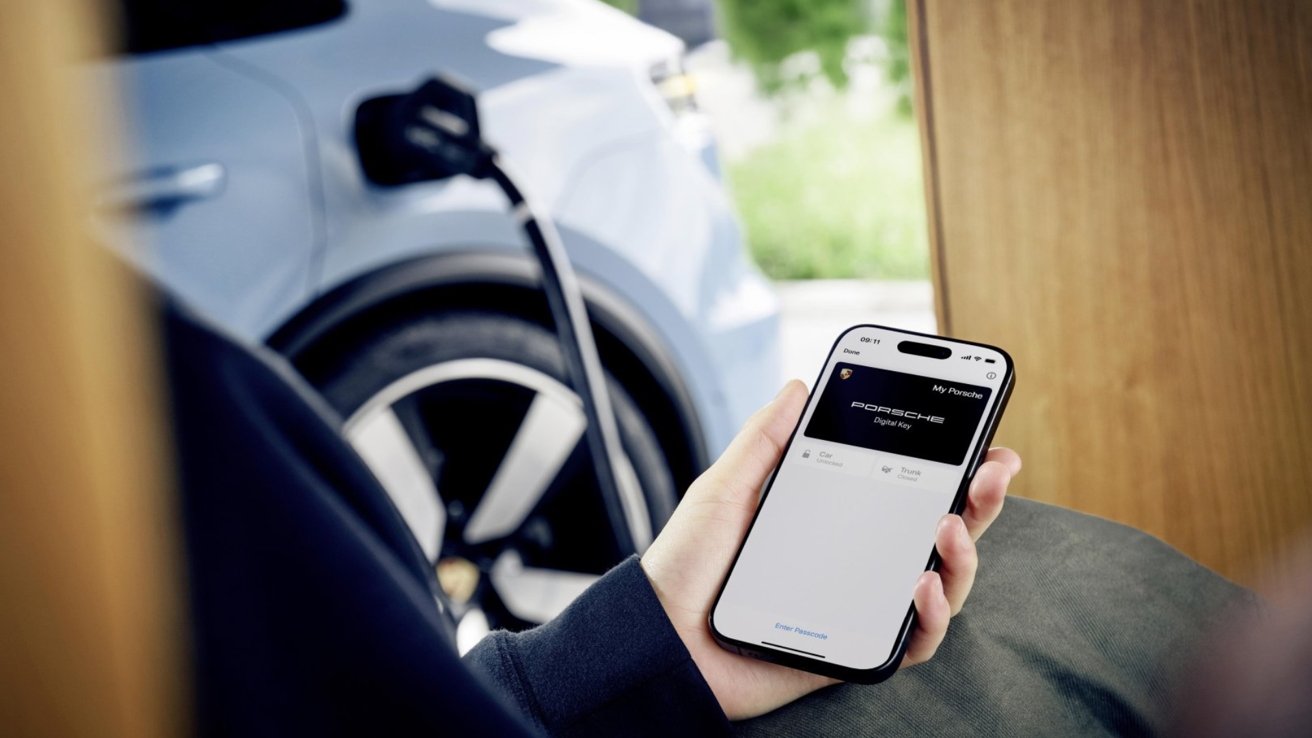 photo of Porsche is bringing Apple Car Key support to two 2026 EVs image