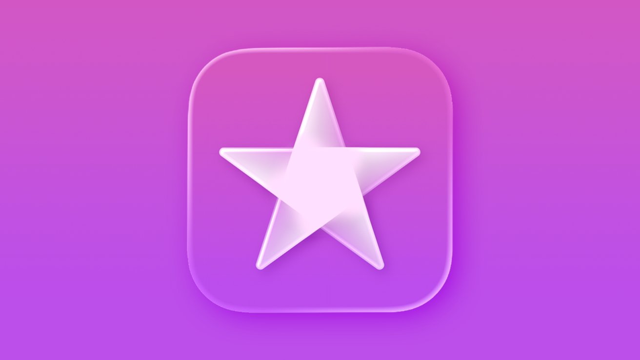 Glossy white five-pointed star centered on a rounded square button with a pink to purple gradient background, giving a soft, glowing, app-icon style appearance