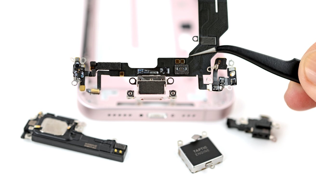 iPhone 17e teardown shows you can switch most parts with an iPhone 16e ...