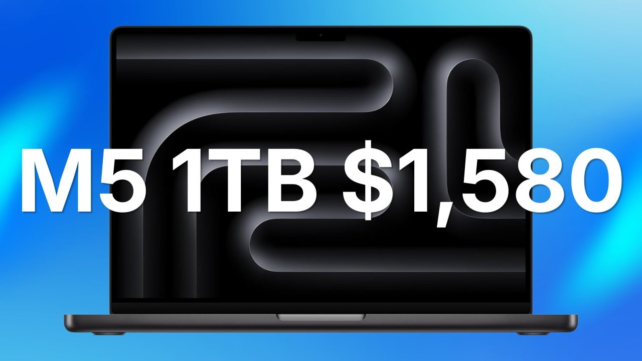 Price war: Apple's 1TB M5 MacBook Pro dips to $1,580