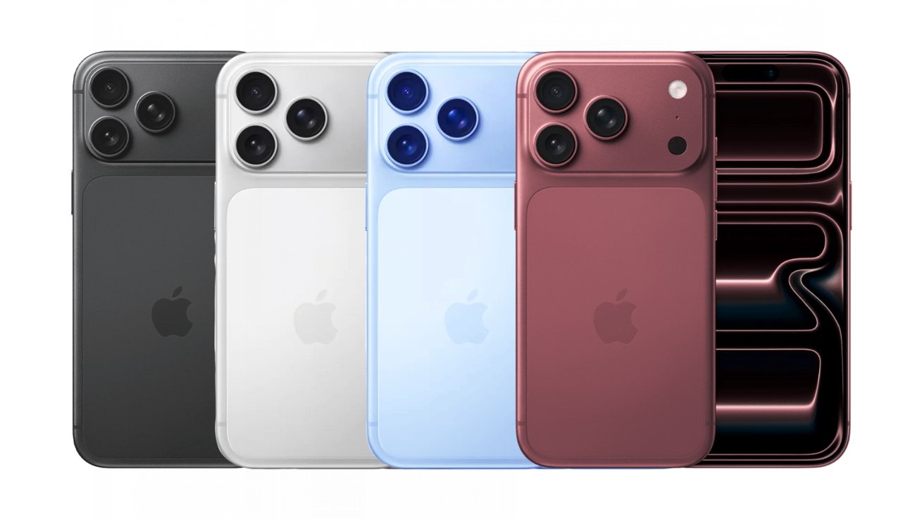 These are rumored to be the four iPhone 18 Pro colors