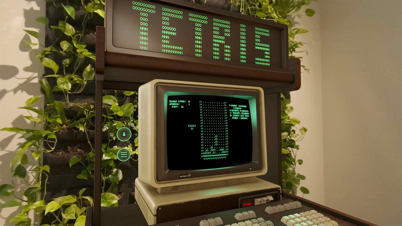 'Tetris' falls into place on Retrocade for the Apple Vision Pro