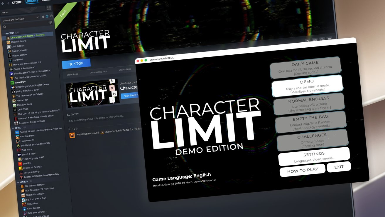 Game development diary: Running on Steam