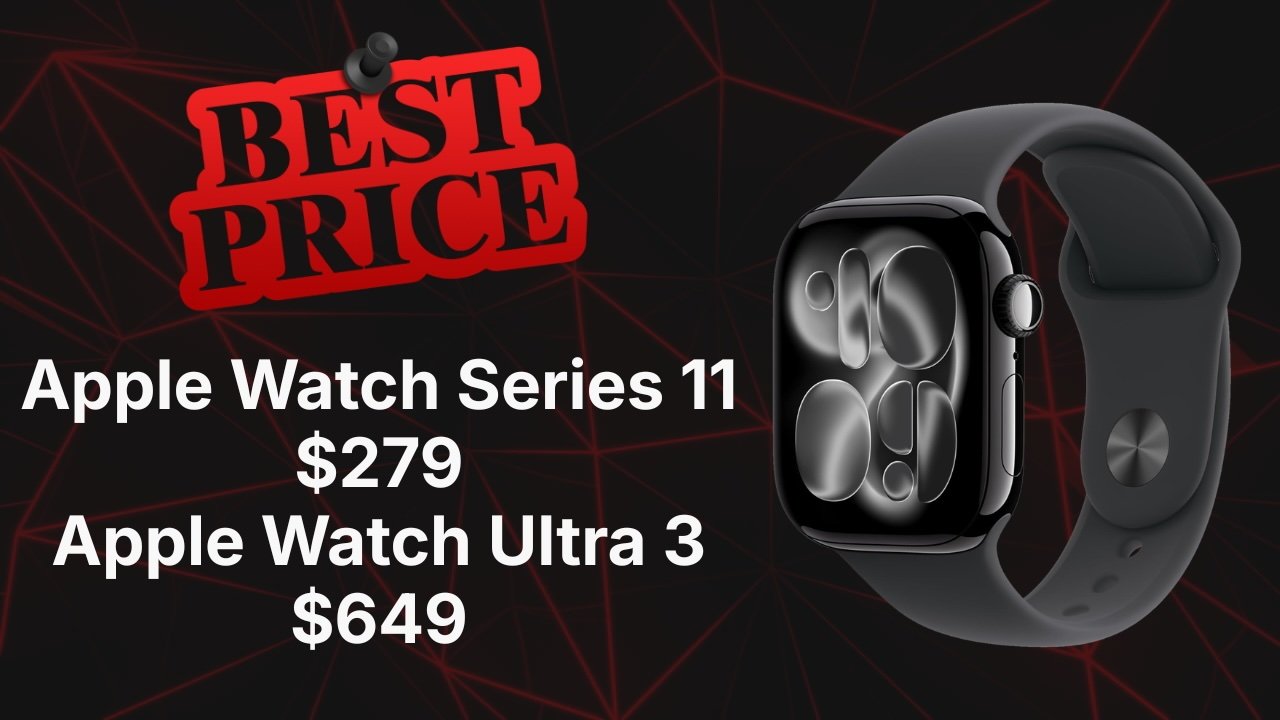 Amazon extends $279 Apple Watch Series 11, $649 Ultra 3 Prime Day deals