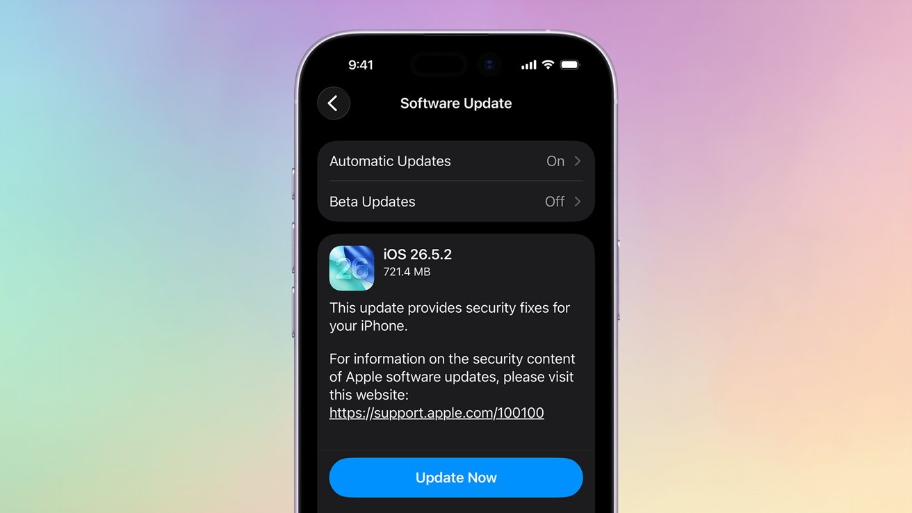 iOS, iPadOS ve macOS için yeni 26.5.2 güvenlik yaması yayınlandı