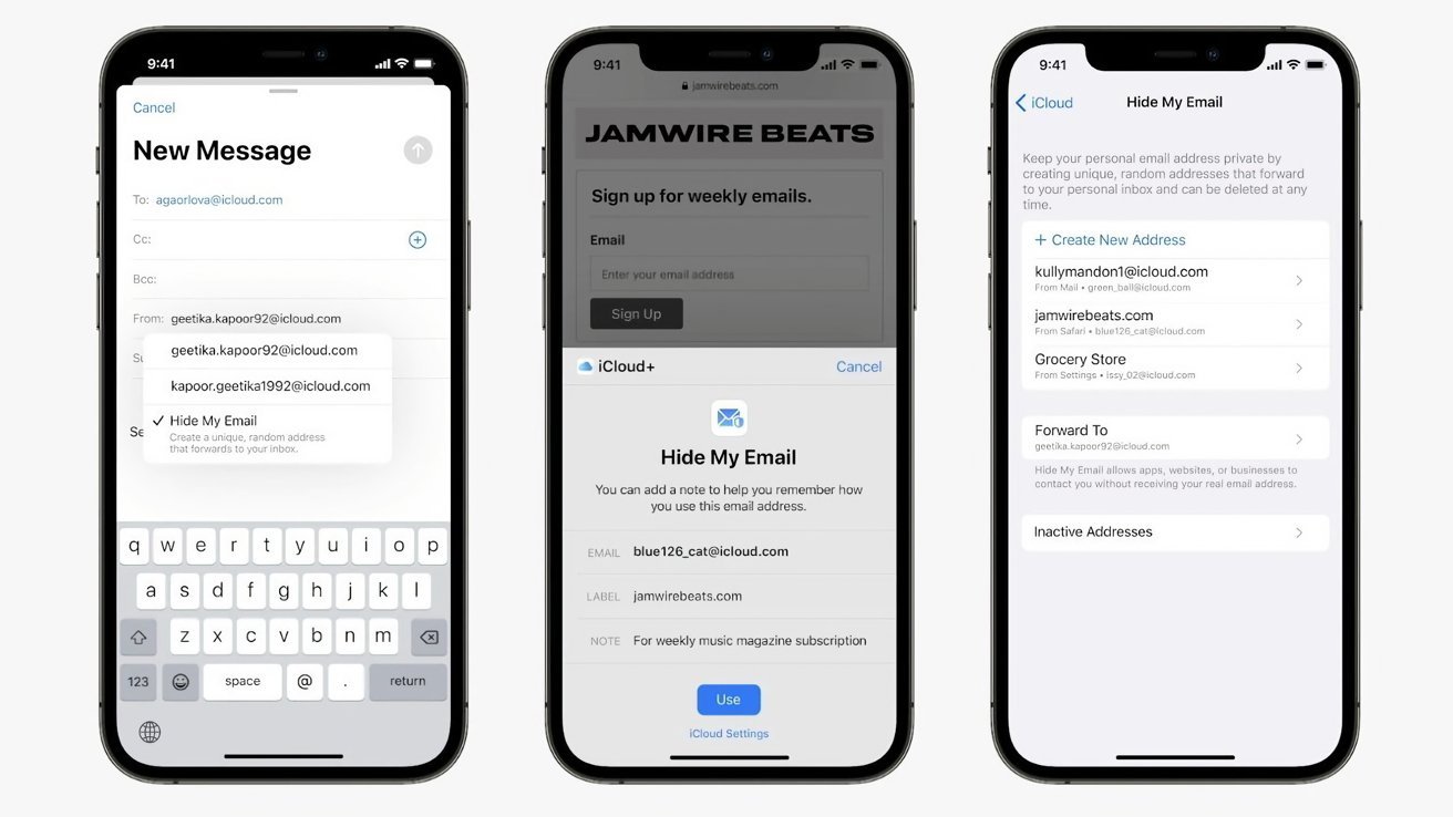 Apple, Hide My Email gizlilik hatasını bir yıldan uzun süredir düzeltmedi