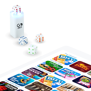 GoDice smart dice for iPhone and Android