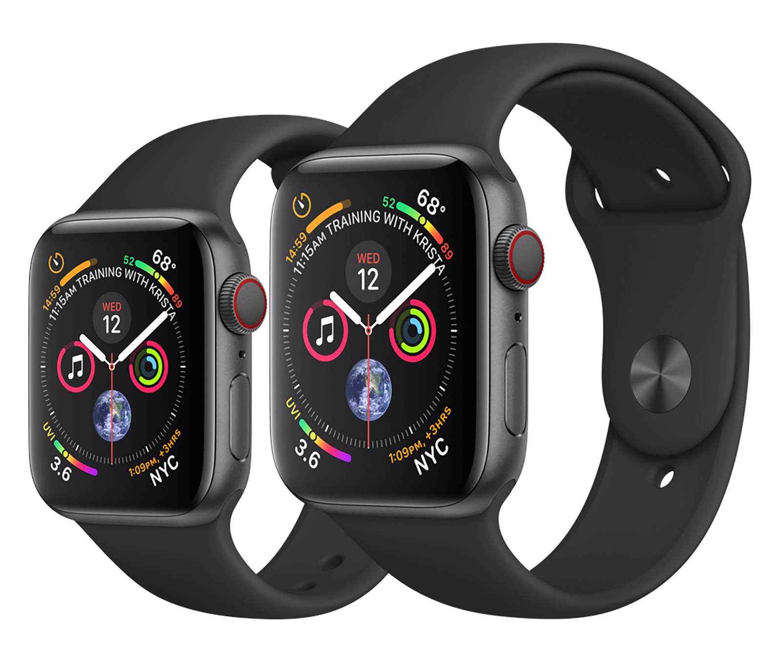 Apple Watch Series 4 (GPS + Cellular) - MTUW2LL/A (44mm (Space 