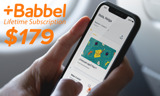 Lifetime Babbel Language Learning Subscription discounted to $179