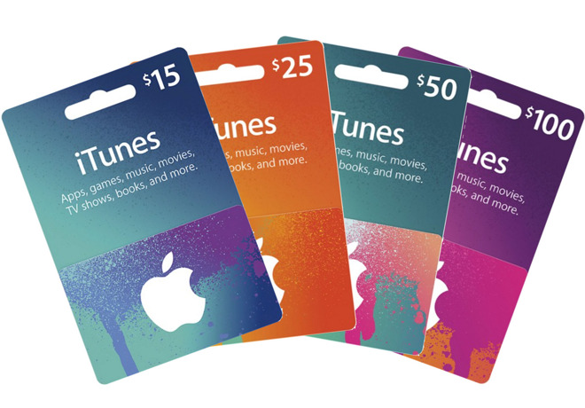 itunes gift card